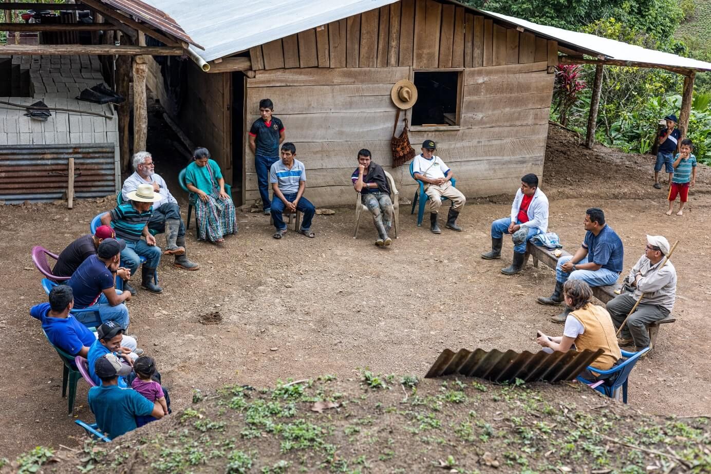 Kakao-Verhandlungsgespräche in Tzalamtun